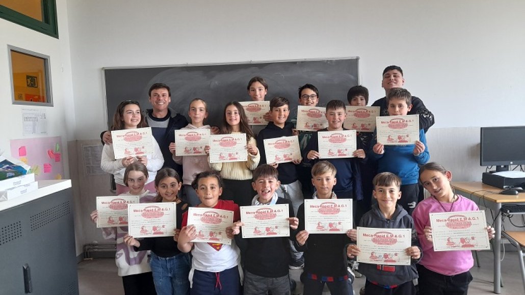 FI DE L'ACTIVITAT EXTRAESCOLAR DE MECANOGRAFIA ESCOLA LES FALGUERES (cinquè A)