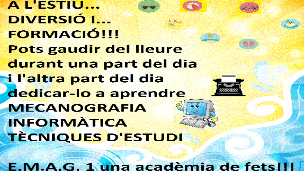 Encara dubtes del que faràs aquest estiu?? No ho tens clar?? Cansat de fer sempre el mateix?? 