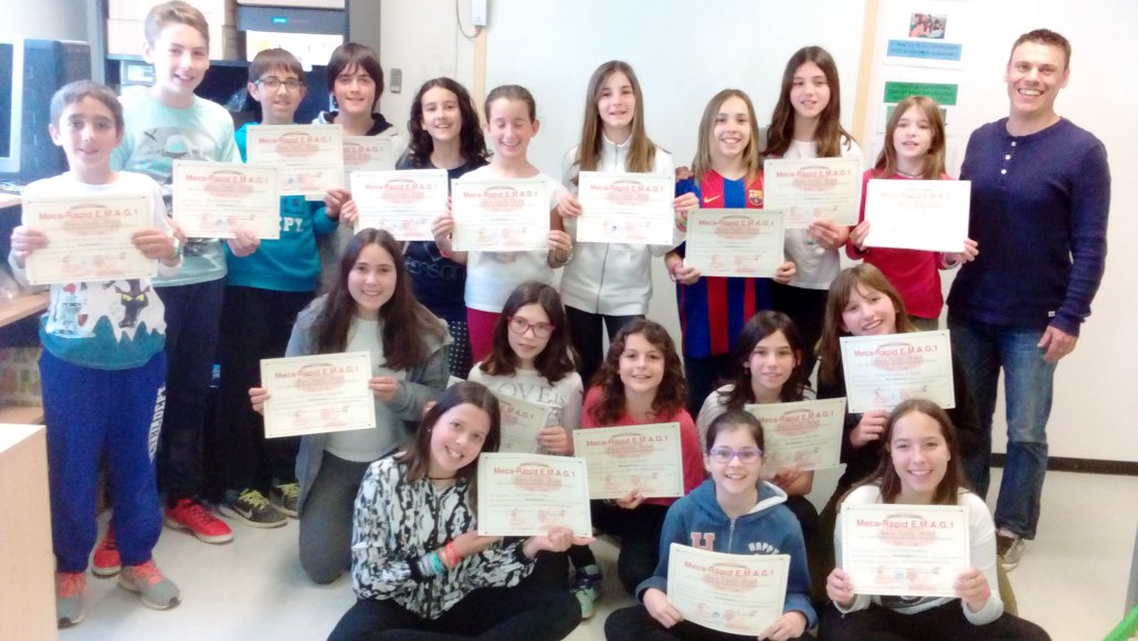 FI DE L'ACTIVITAT EXTRAESCOLAR MECANOGRAFIA CEIP BOSC DE LA PABORDIA (GIRONA)