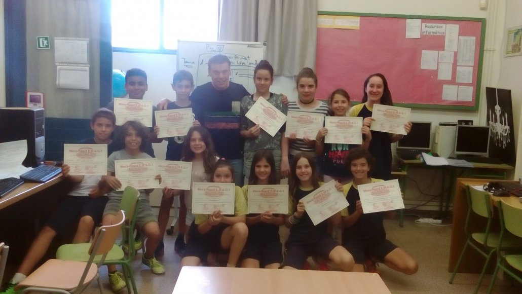 Fi activitat extraescolar mecanografia/informàtica CEIP MADRENC (Vilablareix). 